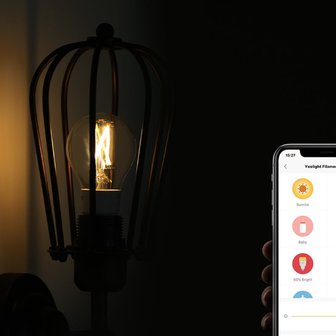 Yeelight Smart LED Filament Lamp in app