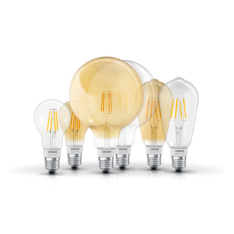 Osram Globe Filament Lamp E27 Smart Dimbaar Goud