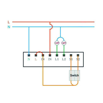 Aqara Dubbel Relay Switch / Relais Schakelaar