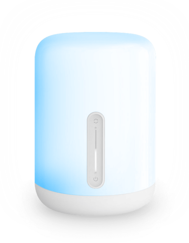 Mii bedsidelamp blauw